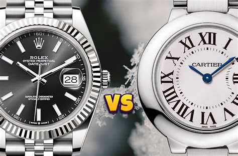 rolex vs cartier watch|are cartier watches any good.